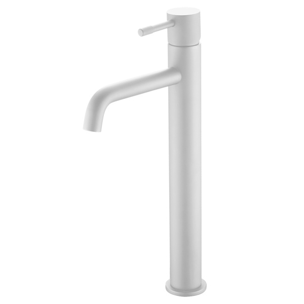 Смеситель для раковины Boheme Uno белый матовый 462-MW (детальная фотография)