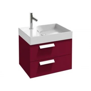 Тумба с раковиной подвесная Jacob Delafon Rythmik EB1301 60 см с ящиками (детальная фотография), подвесная, пристенная