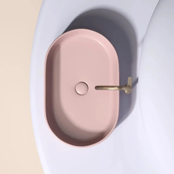 Раковина Ceramica Nova Element 60 см розовая CN6048MP (детальная фотография), 60 см