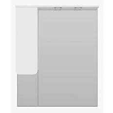 Зеркальный шкаф с подсветкой Misty Чегет 85 см правый