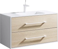 Тумба под раковину подвесная Aqwella Майами 100 см дуб сонома
