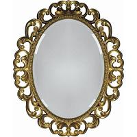 Зеркало овальное без фацета, цвет бронза, Tessoro Isabella 82