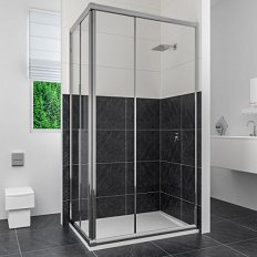 Душевой уголок RGW Classic CL-42 120х90 см стекло прозрачное
