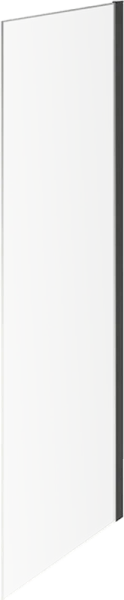 Душевая перегородка Kerama Marazzi Cristallo 90 см профиль черный CT.90.FP.BLK.M (детальная фотография)