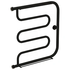 Полотенцесушитель водяной Сунержа Лира+ 60x60 см матовый чёрный