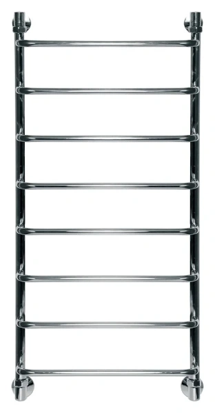 Полотенцесушитель водяной Ника Quadro 120x60 см хром Л 90 120/60 (детальная фотография), современные, hi-tech