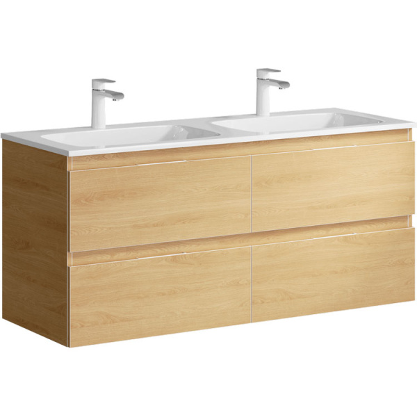 Тумба под раковину подвесная Aqwella Accent 120 см дуб золотой ACC0112DZ (детальная фотография)