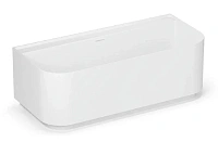 Ванна из искусственного камня Belux Атланта ВА-1700, 4810924287359, 170 x 75 см, с подставкой и подсветкой, белый