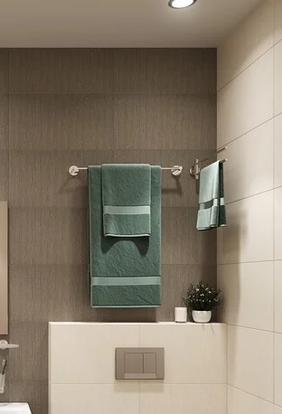 Полотенцедержатель IDDIS Sena двойной SENSS20i49 (детальная фотография), хром