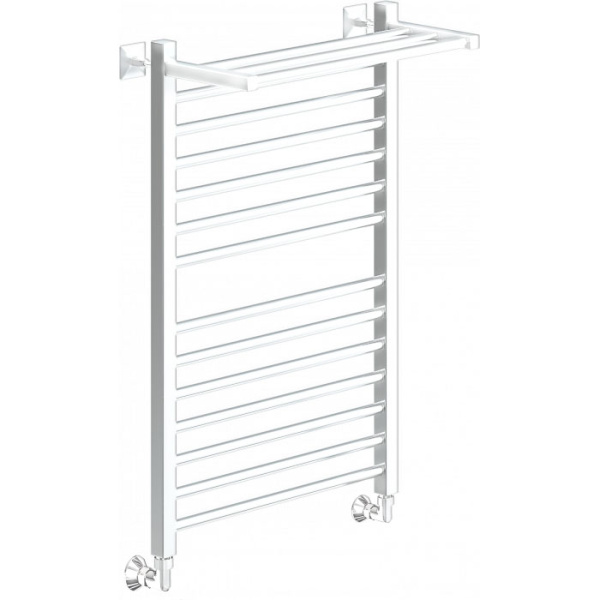 Полотенцесушитель водяной Ника Modern 80x50 см белый матовый ЛМ 3 80/50 бел мат (детальная фотография)