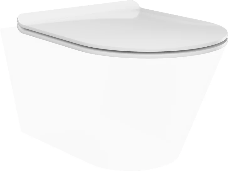 Крышка-сидение с микролифтом Kerama Marazzi Plaza Modern белая PLMR.seat.02\WHT (детальная фотография), в наличии index_1