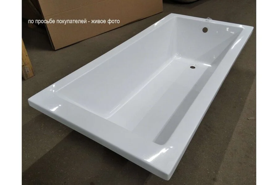 Ванна акриловая Relisan Bella 170 х 80 см, белая, Гл000026031 (детальная фотография), 170х80