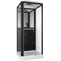 Душевая кабина Grossman 90x90 см черная