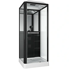 Душевая кабина Grossman 90x90 см черная