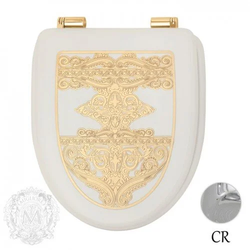 Крышка-сидение с микролифтом Migliore Milady фурнитура хром 24333 (детальная фотография)