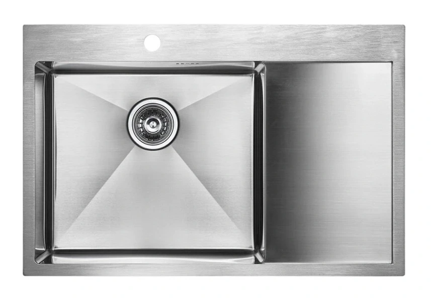 Мойка для кухни Paulmark Atlan PM217851 78 см прямоугольная (детальная фотография)