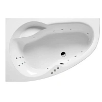 Ванна гидромассажная Excellent Newa Smart 160 x 95 см, левая, белый/хром, WAEX.NEL16.SMART.CR