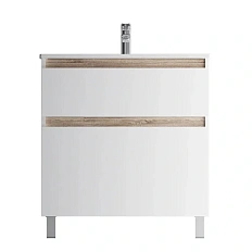 Тумба под раковину напольная Am.Pm X-Joy 80 см белый глянец