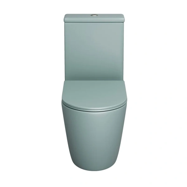 Унитаз компакт Grossman Color мятный матовый GR-4480MNMS (детальная фотография), с бачком