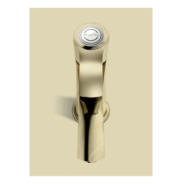 Смеситель для раковины Nobili Sofi золото SI98128/2GDP (детальная фотография), классические, ретро