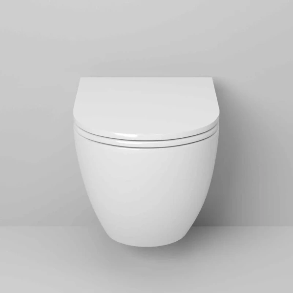 Унитаз подвесной Grossman безободковый белый GR-4457S (детальная фотография)