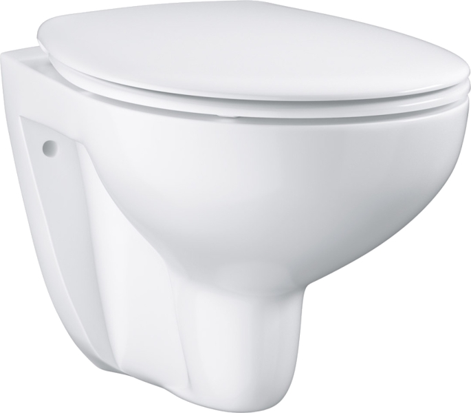 Унитаз подвесной Grohe Bau Ceramic безободковый 39351000 (детальная фотография)