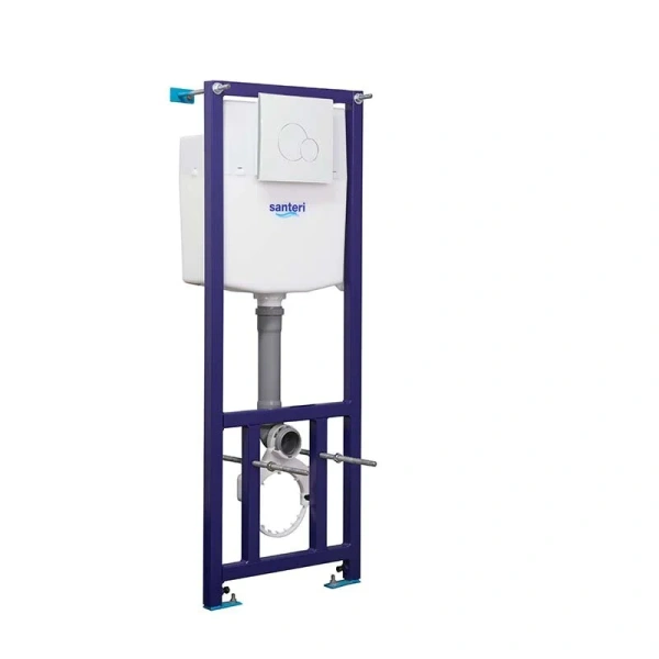 Унитаз с инсталляцией Santeri Альфа клавиша смыва белая 1.3816.4.S00.00B.2 (детальная фотография) index_2