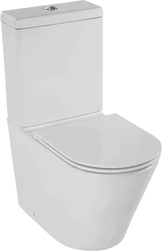 Чаша унитаза-компакта Jacob Delafon Rodin+ белая - фото 1