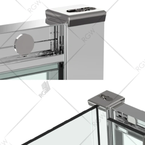 Душевой уголок RGW Classic CL-44 120x90 см прямоугольный, профиль хром 32094492-11 (детальная фотография), хром