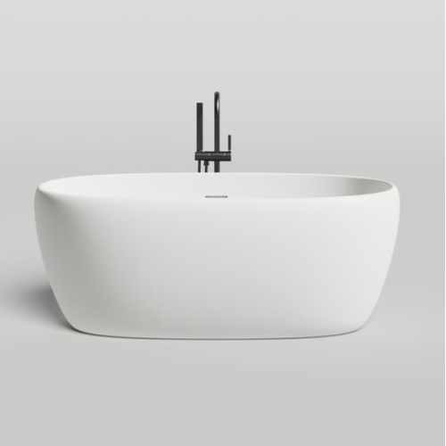 Ванна из искусственного камня Salini Luce 150х75 см овальная 100122M (детальная фотография), современныe, hi-tech