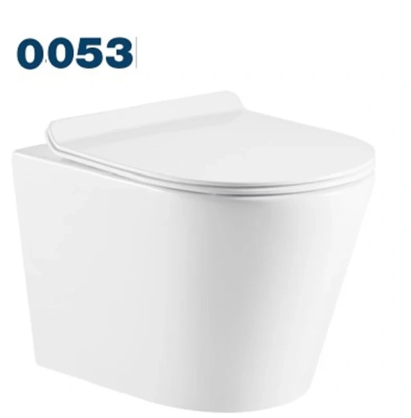 Унитаз подвесной Azario Teramo круглый AZ-0053 (детальная фотография)