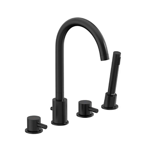 Смеситель для ванны Damixa Scandinavian Pure черный - фото 2