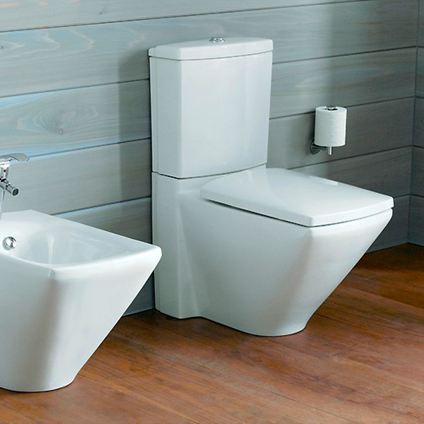 Унитаз с крышкой-сиденьем soft close Jacob Delafon Escale 19038W-00 (детальная фотография), напольные