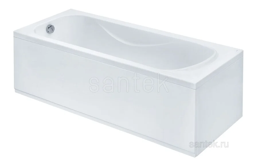 Ванна акриловая прямоугольная Santek Тенерифе XL 1.WH30.2.213, 150 х 70 см, белая (детальная фотография), акриловые
