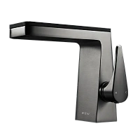 Смеситель для раковины Black&White Universe оружейная сталь