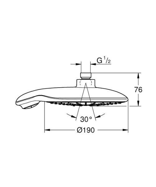Душевой гарнитур Hansgrohe Crometta 85 пластик 27766000 (детальная фотография), душевые гарнитуры