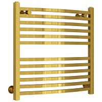 Полотенцесушитель водяной, цвет золото, Сунержа Аркус 600х600