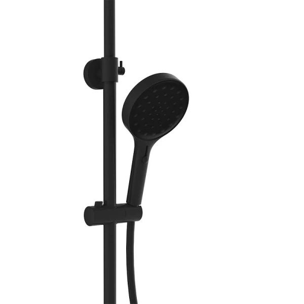 Душевая стойка Vincea Inspire черная VSFS-3I12TMB (детальная фотография), настенные