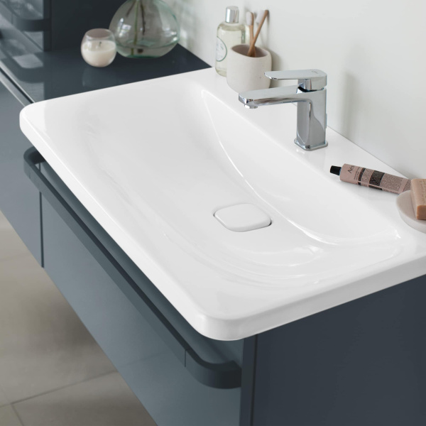 Раковина Ideal Standard Tonic II 80 см прямоугольная K087901 (детальная фотография), одинарные