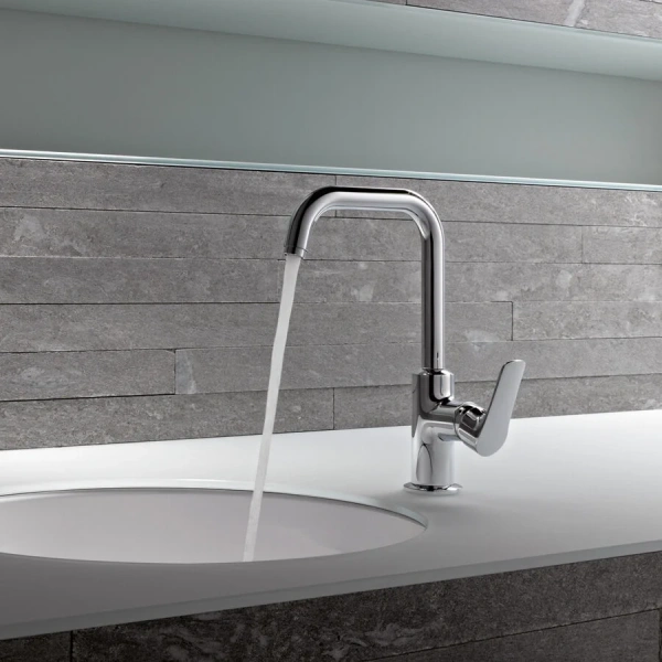 Смеситель для раковины Kludi Objekta хром 320240575 (детальная фотография), для раковины