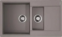 Мойка для кухни Omoikiri Daisen-86-2-GR 86 см Leningrad Grey