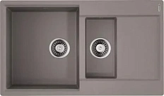 Мойка для кухни Omoikiri Daisen-86-2-GR 86 см Leningrad Grey