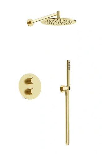 Душевой комплект Sancos Etna брашированное золото - фото 4