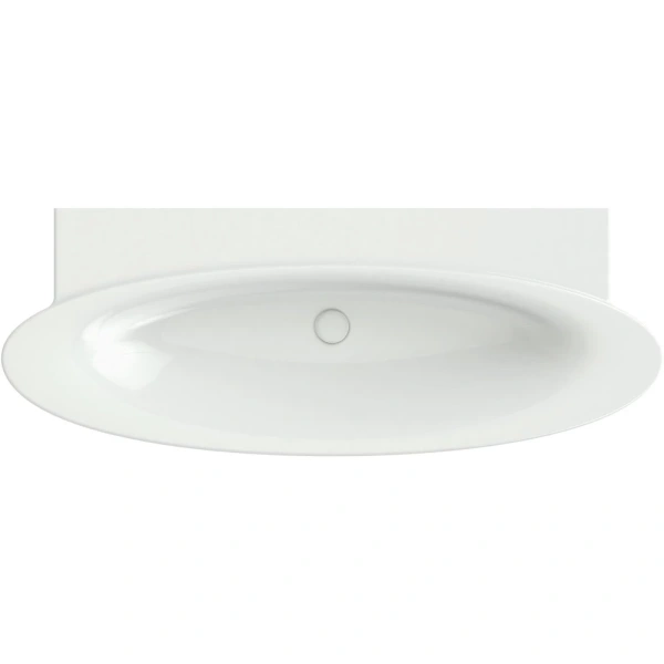 Раковина Jacob Delafon Presquile 130 см подвесная E4435-00 (детальная фотография), современные, hi-tech
