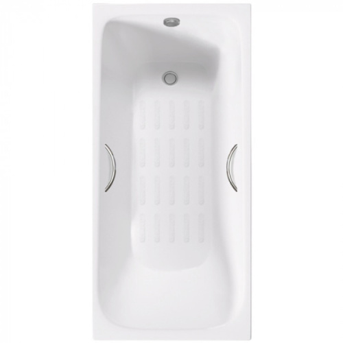 Ванна чугунная Delice Continental Plus 150х70 см с антискользящим покрытием DLR230633R-AS (детальная фотография)