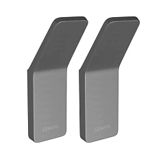 Крючок для ванной Lemark Smooth Line для полотенец и халатов графит