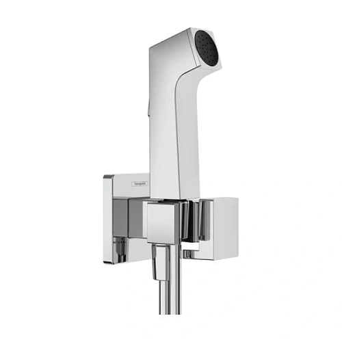 Гигиенический душ с держателем и шлангом Hansgrohe Bidette хром - фото 2