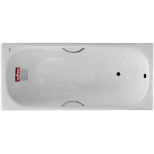 Ванна чугунная с противоскользящим покрытием, с ручками, 170х75 см, Timo Standart 3V И0000010 (детальная фотография)