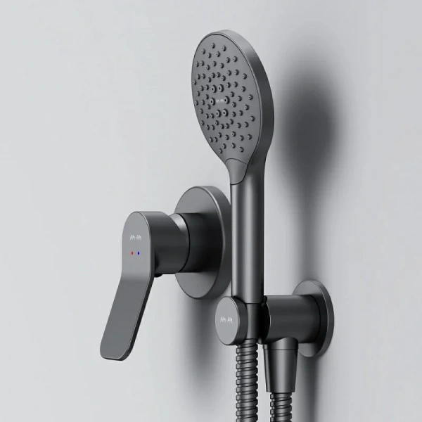 Душевой комплект Am.Pm X-Joy черный FB85A2H022 (детальная фотография), по запросу