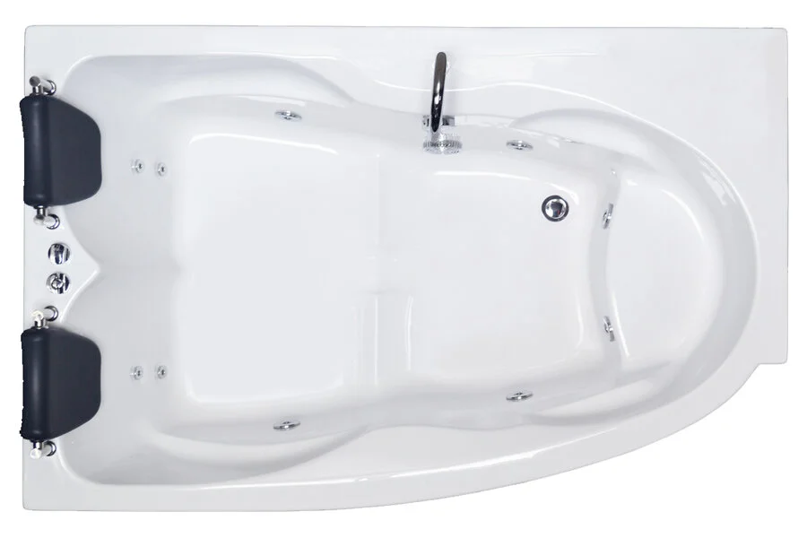 Акриловая ванна Royal Bath Shakespeare RB652100SB в сборе 170 х 110 см L/R RB652100SB-R (детальная фотография), без гидромассажа